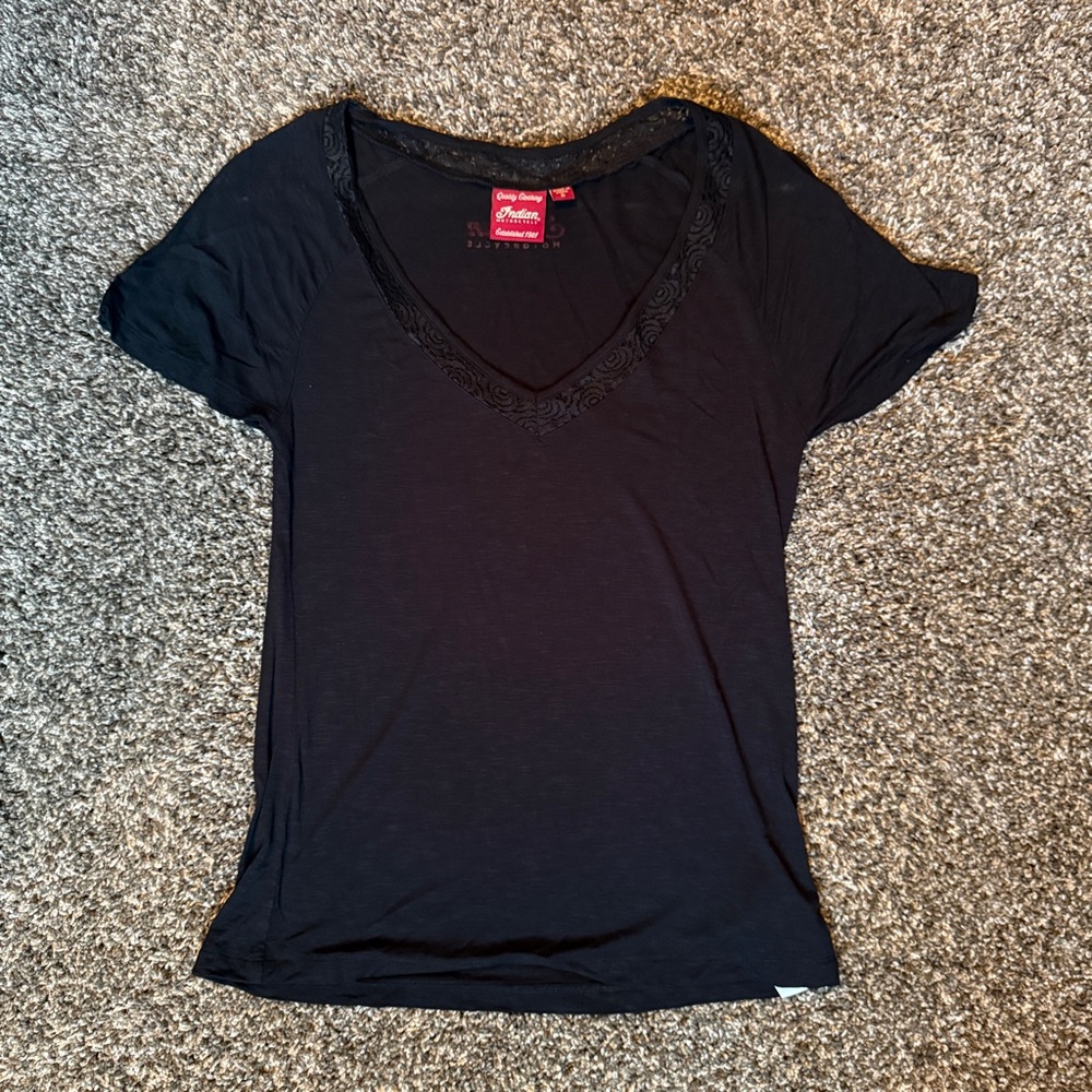 Ladies Indian Motorcycle V-Neck Tee